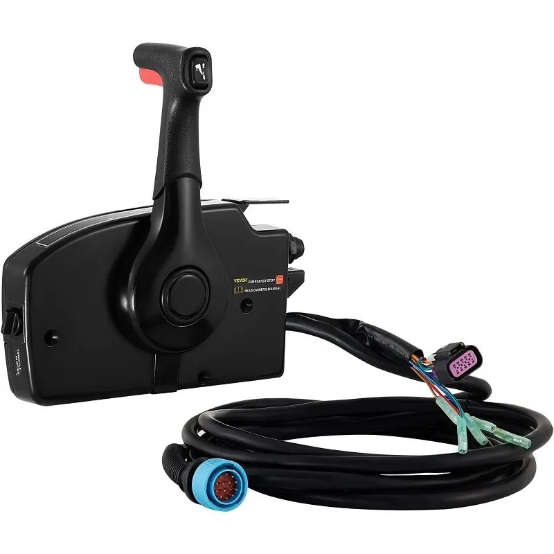 Caixa de Controle de Aceleração para Motor de Popa 14 PINOS Cabo de 6M Montagem Lateral Power Trim 881170A14