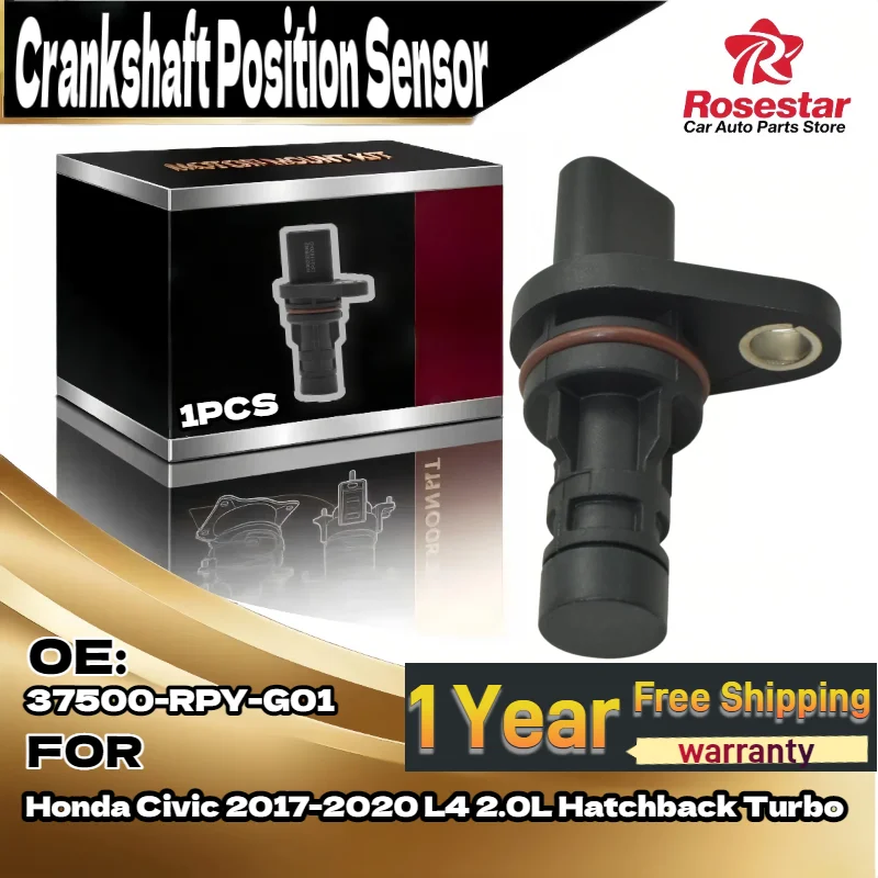 新しいクランクシャフトポジションセンサー-37500-rpy-g01-ホンダシビック-2017-2020-20l-ハッチバックターボ用