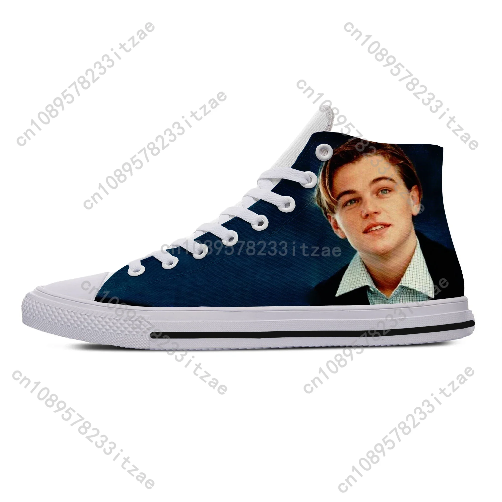 Hot Cool Fashion Pop Funny Summer High Quality Sneakers Casual Shoes Men Women Leonardo DiCaprio Classic High Help Board Shoes