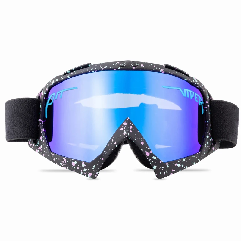 Brand PIT VIPER Double Layers Anti-fog Ski Goggles Outdoor Sport Snow Snowboard Eyewear Men Women Snowmobile Mask UV400 Glasses