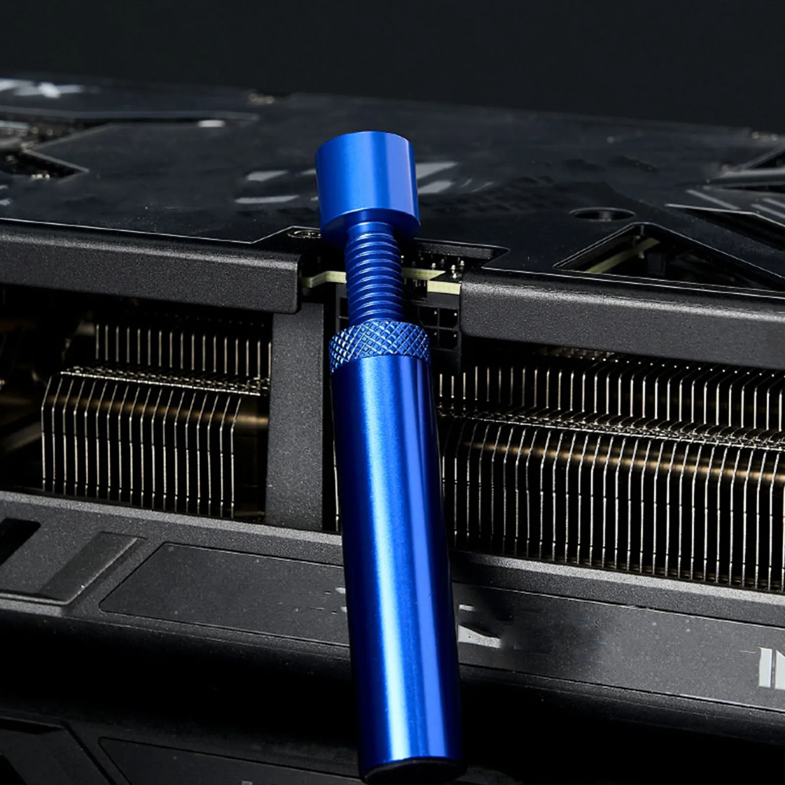 1 قطعة بطاقة الرسومات GPU هدفين دعم 74-120 مللي متر ارتفاع قابل للتعديل بطاقة الفيديو تبلد حامل Bracke مكافحة تبلد GPU حامل GPU حامل #4