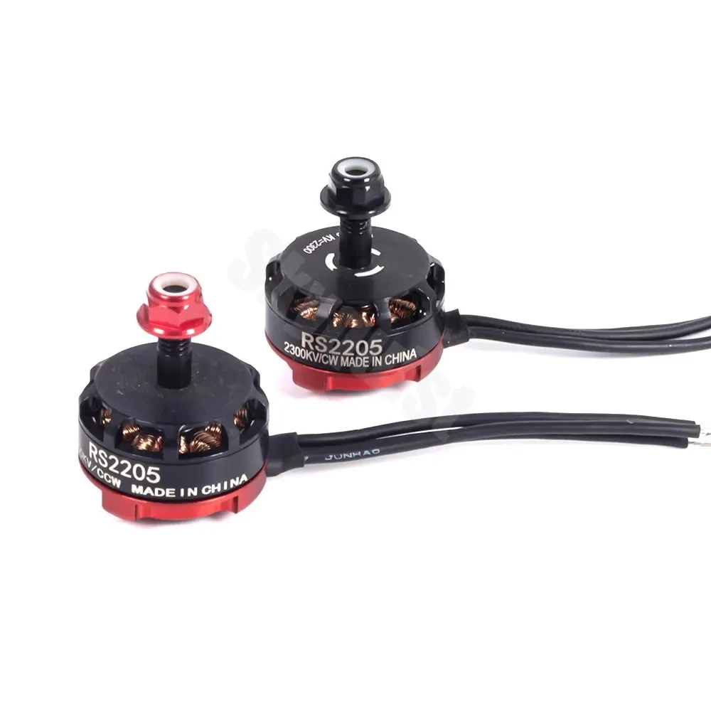 Hot RS2205 2205 2300KV CW + CCW Brushless Motor for RC FPV QAV250 X210 280 Racing Drone Multicopter