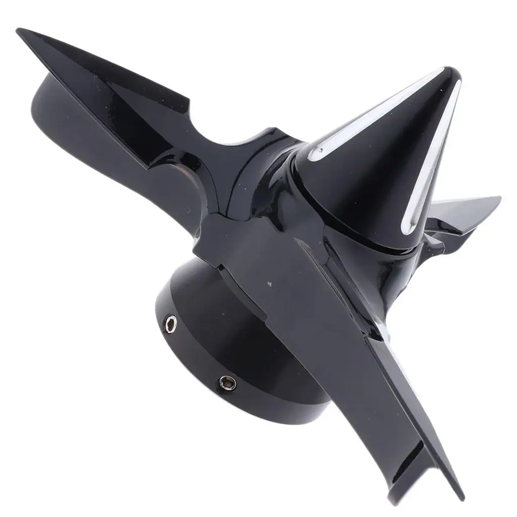 

Motorcycle Spun Blade Front Axle Wheel Nut Cover for , , , Touring ,