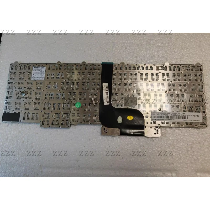 ZZ US Keyboard For Lenovo Thinkpad P51 P71 P50 P70 P70S without point