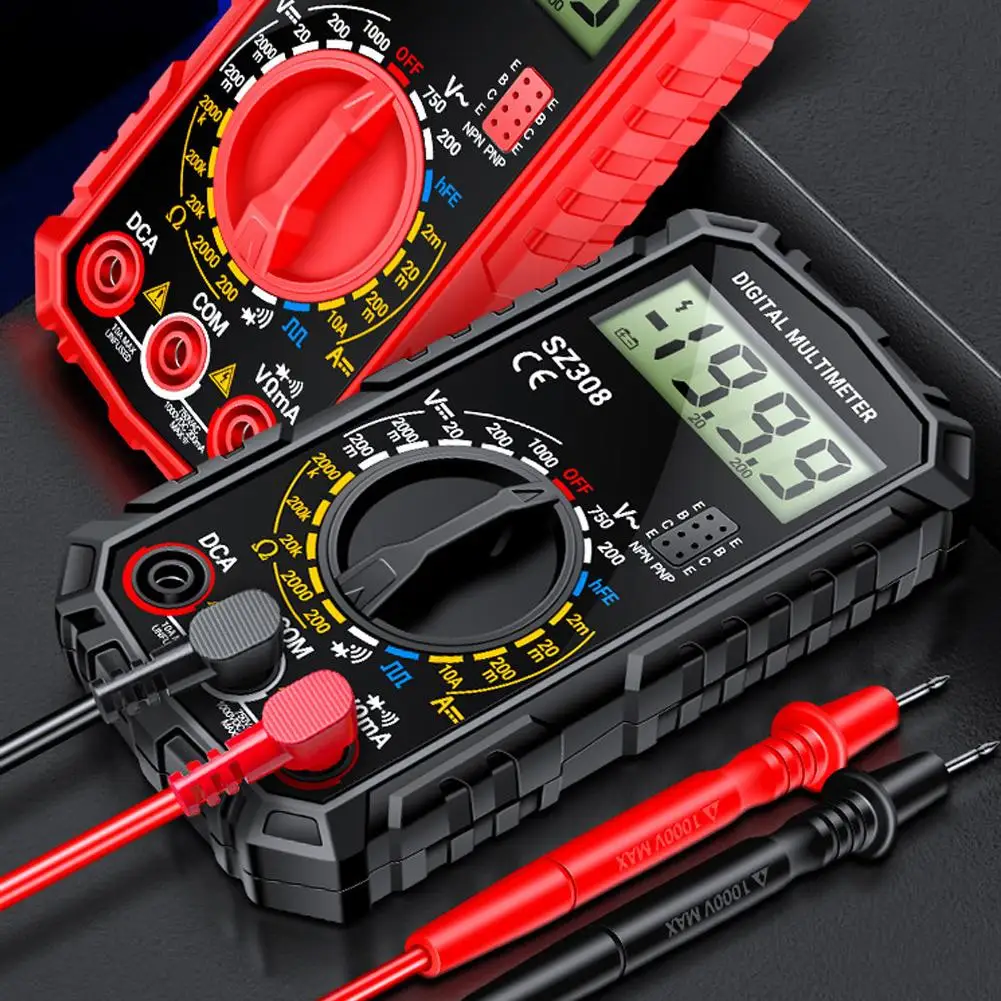 

Новый цифровой мультиметр для тестирования автомобильных цепей, инструмент для диагностики и обслуживания электриков с цифровым дисплеем, многофункциональный тестовый прибор