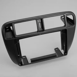 9'' Car Radio Stereo Dash Fascia Frame Panel Trim Fit for Honda Civic EJ/EK/EM 1995 1996 1997 1998 1999 2000 2001 LHD Black ABS