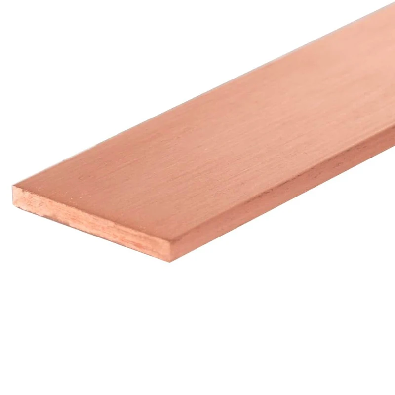 Imagem -03 - Placa de Cobre Tira Plana Placa de Cobre Puro Faça Você Mesmo Material Espessura: 1.5 10 mm Comprimento 100500 mm 1pc