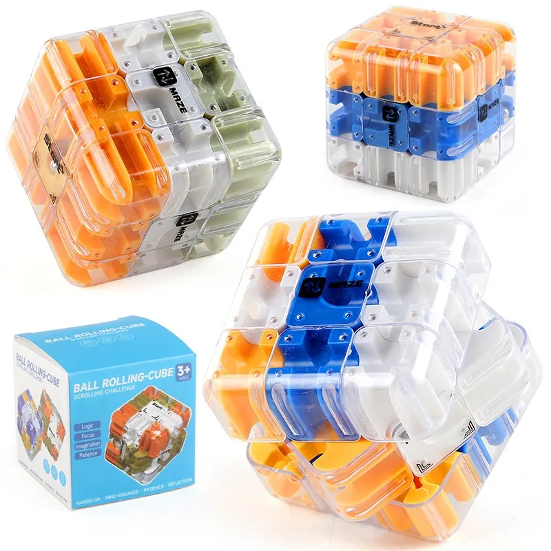 3D Doolhof Kubus Uitdaging Intelligentie Onderwijs Speelgoed Balansbal