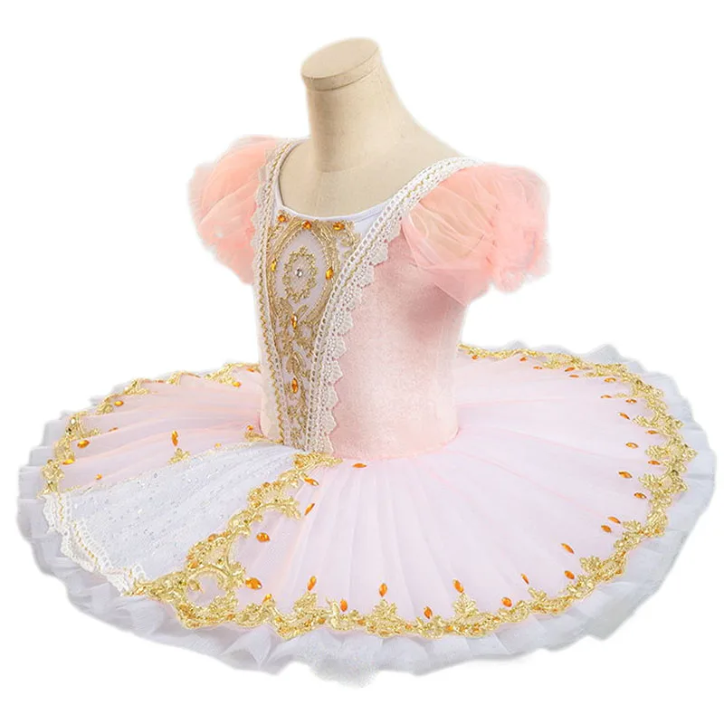 2023 Pink  and blue Professional Ballet Pancake Tutu For Girl YAGP TUTU Handmade Classical Ballet Costume Adult