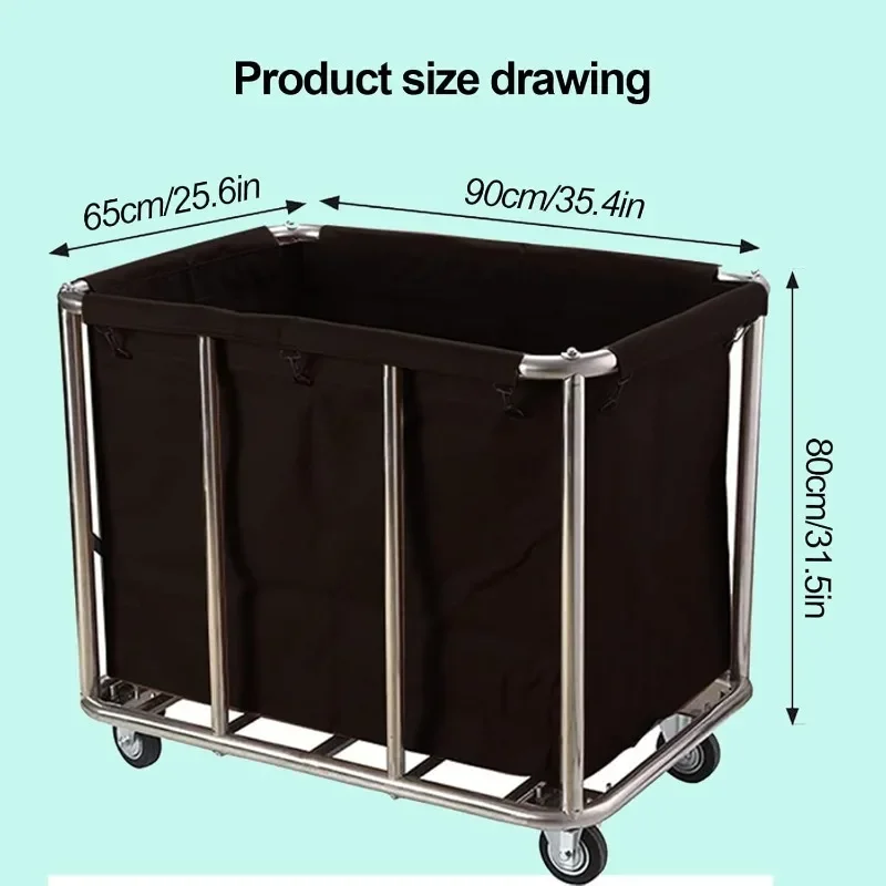 2025 330lb อุตสาหกรรมซักรีดรถเข็นล้อ Commercial 12 Bushel Hamper Sorters ขนาดใหญ่ตะกร้าซักผ้ากันน้ํา Heavy Duty fo