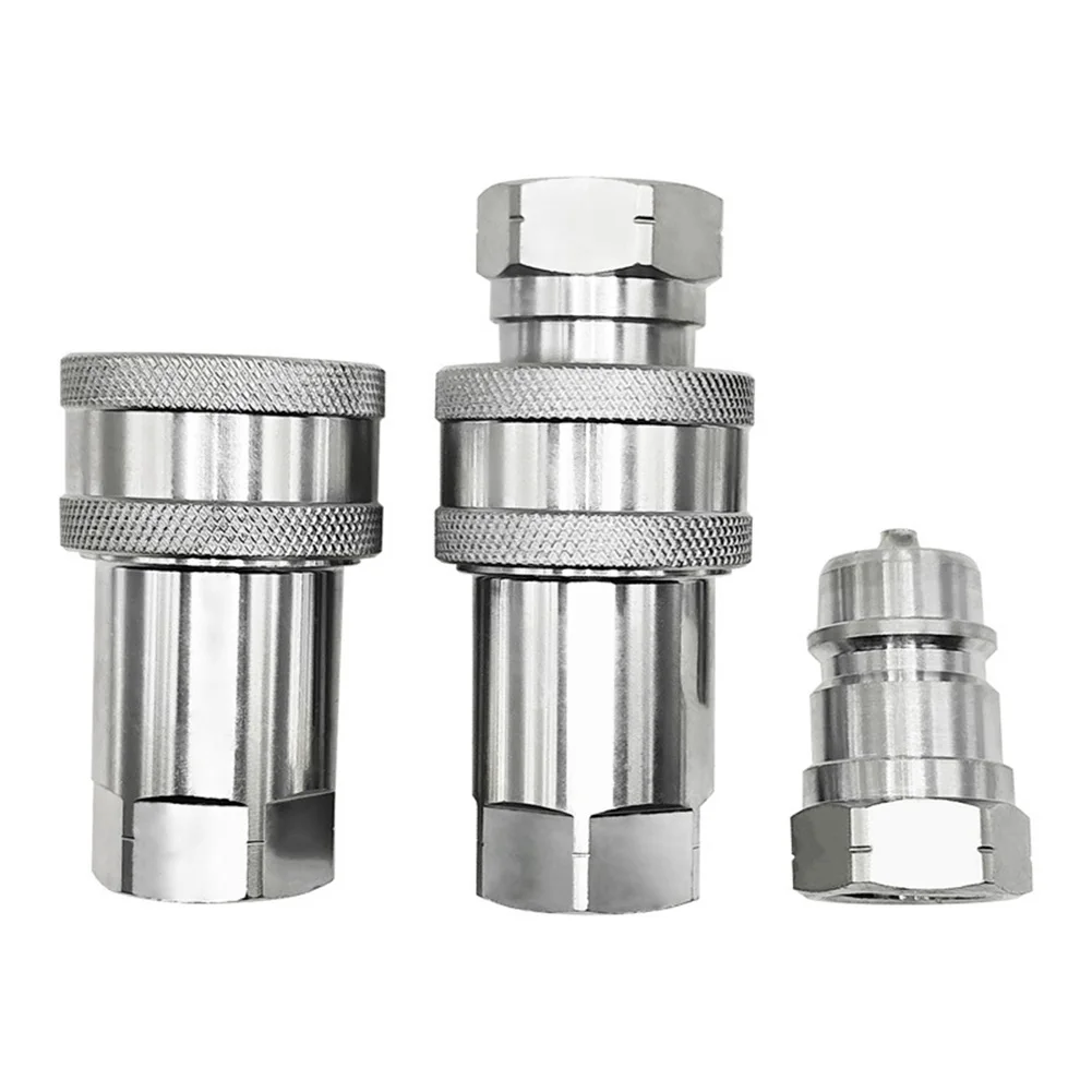 For Jacks And Pumps NPT 1 4-female NPT Threaded Coupler Automotive Hydraulic Quick Coupler Connector Tapered Valve Core