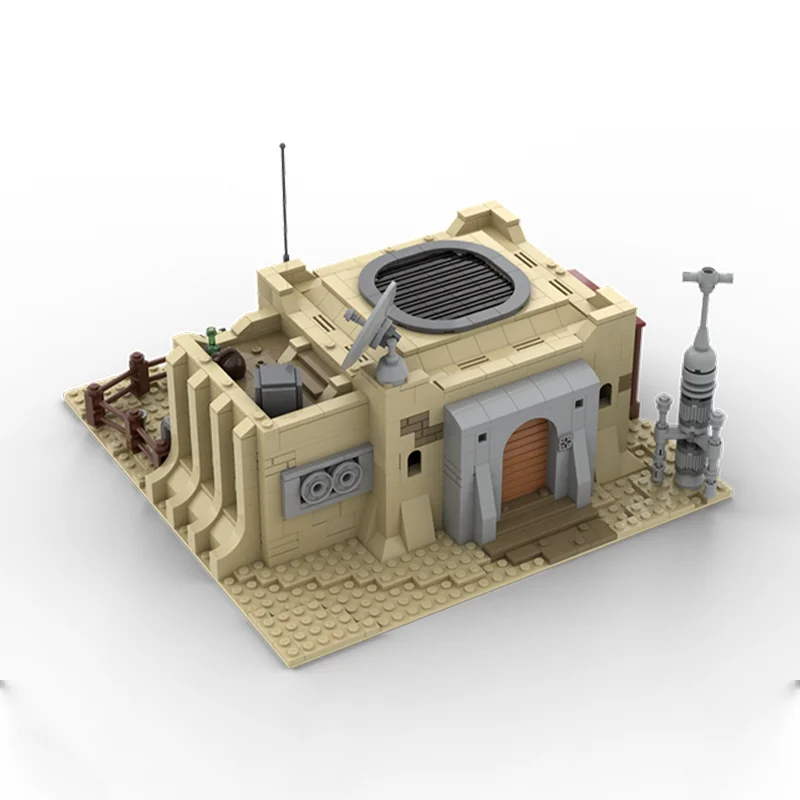 929pcs MOC SW Tatooine Mos Eisley Generator #6 Star Battle Model Building Blocks Construction Toy Christmas Gift Idea Education
