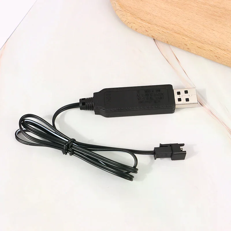 Usb Charger Cable for 3.7V Lithium Battery Charger SM-2P Forward Rc Car Aircraft Parts Rc Quadcopter Toy Aircraft Accessories