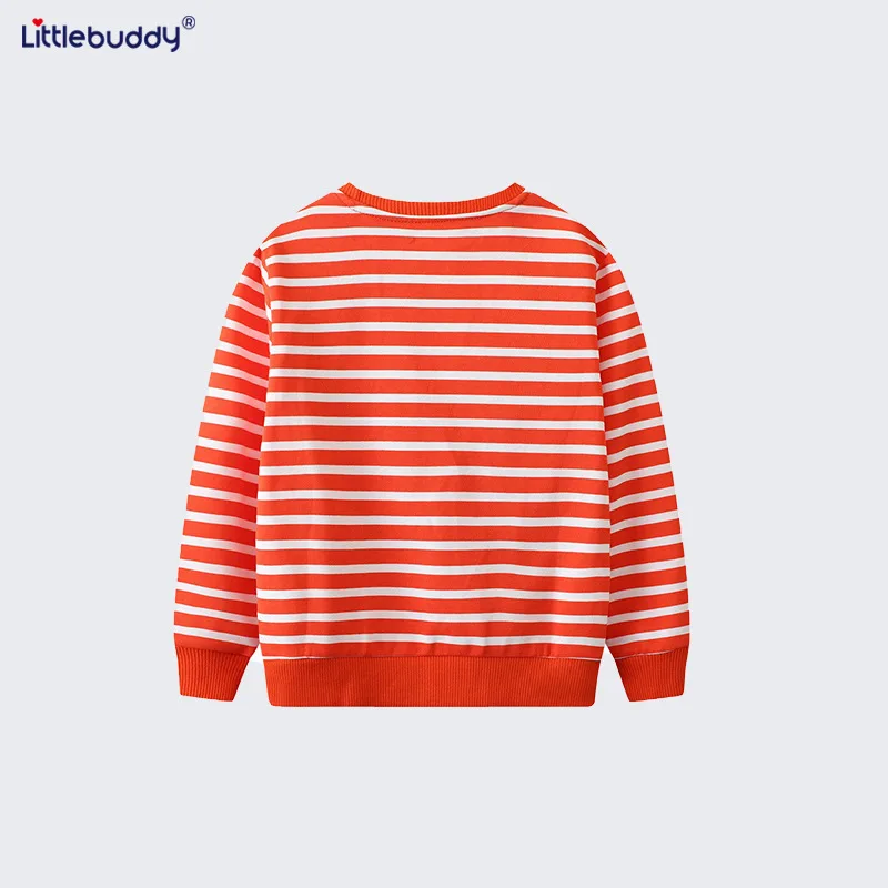 

littlebuddyBoys' Sweatshirt Autumn New Style Toddler Crew Neck Long Sleeve Pullover