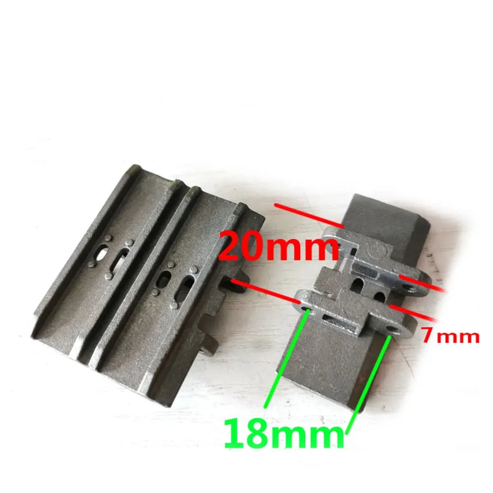 5 cm große Schienenschuhe-Raupe für 1/12 RC Bagger-Modell