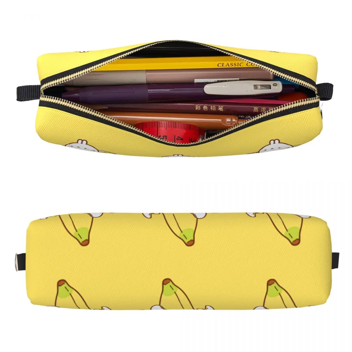 Cartoon M-Molangs Pencil Case Pen Bag Girls Boys School Supplies Gift Pencilcases