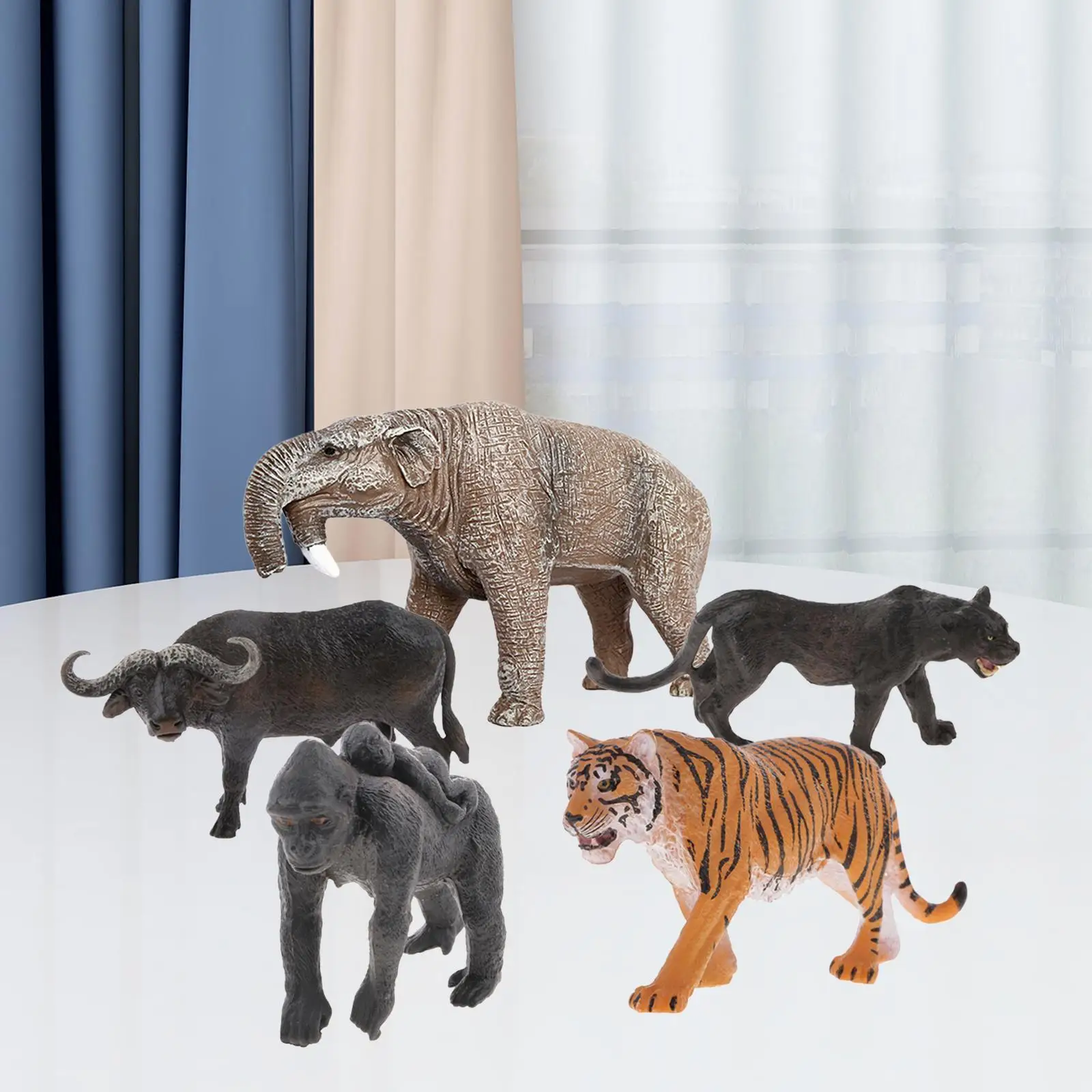 

5x Prehistoric Animal Figures Desktop Decoration for Age 5 6 7 8 Years Old