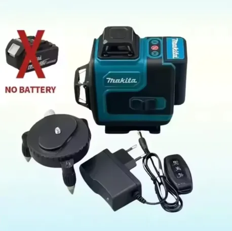 Makita 16-Line Green Laser Level Self-Leveling High Precision Portable 360 Vertical Cross Super Powerful Beam for Construction