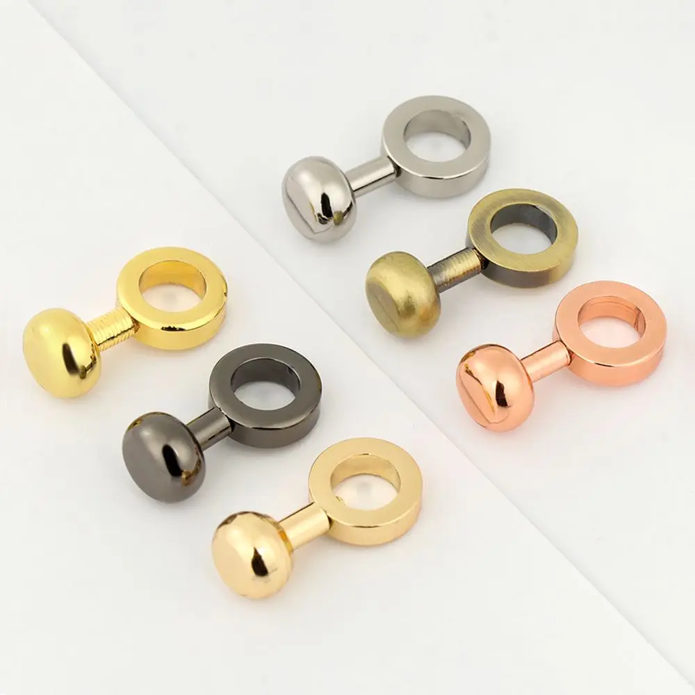 1/2pcs Pure Copper Accessories Bag Zipper Handbag Repair Kit Chain Buckle Replace Hardware Buttons Transform Buckles