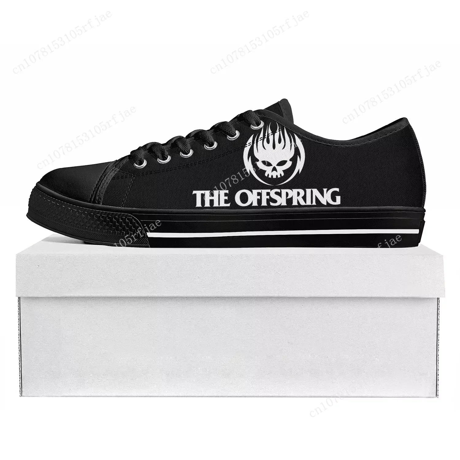 

The Offspring Rock Band Low Top High Quality Sneakers Mens Womens Teenager Canvas Sneaker Prode Casual Couple Shoes Custom Shoe