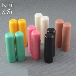 4g Plastic Lipstick Bottle Empty Handmade Cream Tube DIY Lip Balm Container Pink Beige Black Bottles