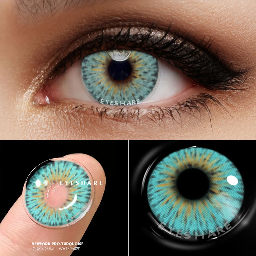 EYESHARE 1 Pair New Cosplay Contact Lenses Colored Contact Lens Halloween Lenses Crazy Lens for Eyes Beauty Makeup