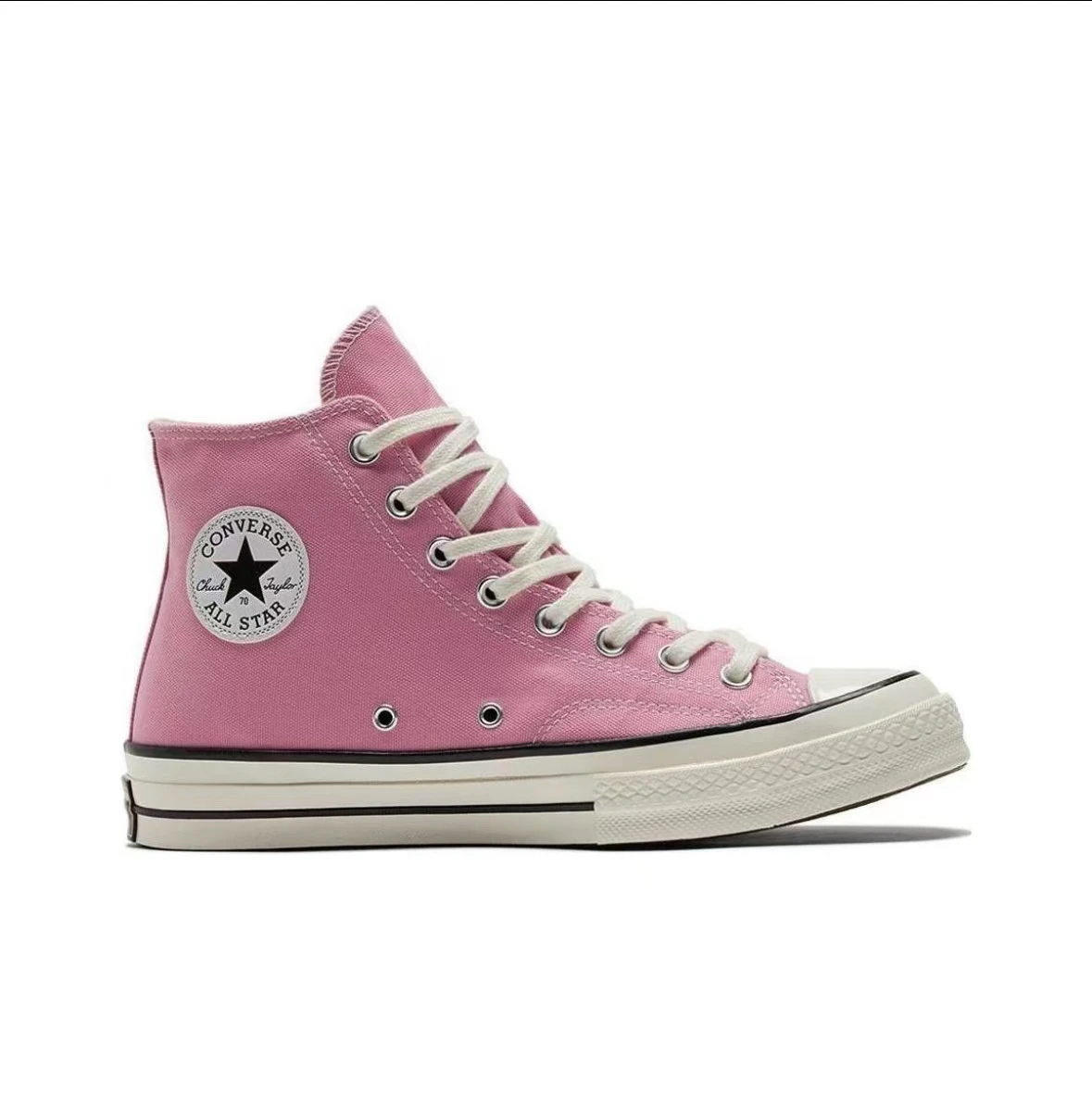 Converse 1970s Men and Women Skateboarding Shoes High-top Outdoor Wear-resistant Vintage Sneaker Pink