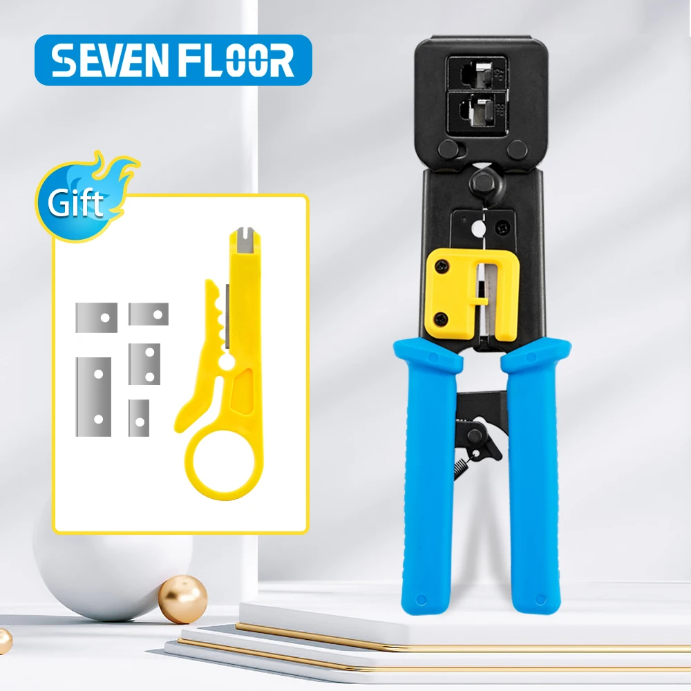 

Проходите через щипцы RJ45, ручные сетевые инструменты, плоскогубцы, RJ12 cat5 cat6 8p8c, инструмент для зачистки кабеля, пресс-зажим, щипцы, многофункциональный зажим