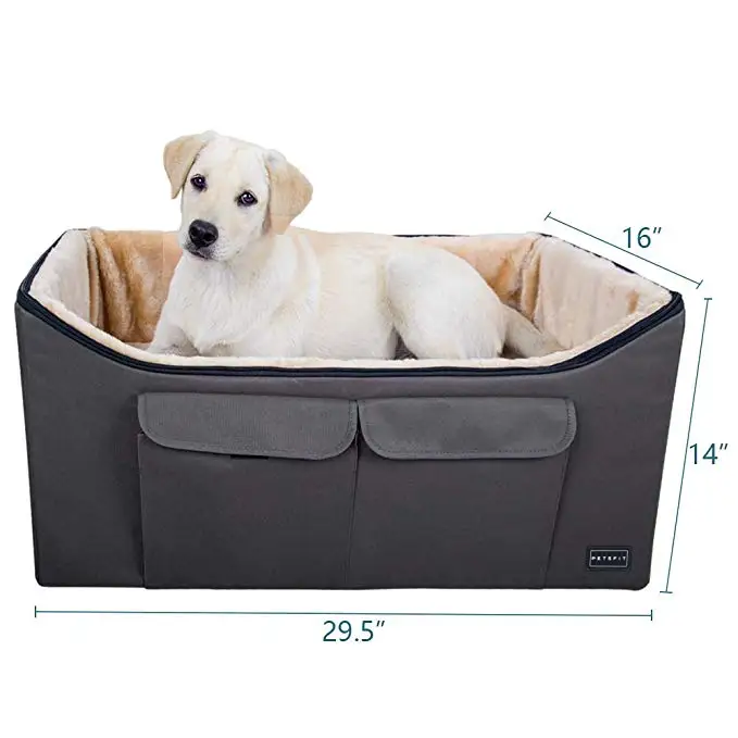 

Custom Portable Cat Dog Bed Travel Central Control Car Safety Pet Seat Transport Pet Carrier Protector For Dog Cat