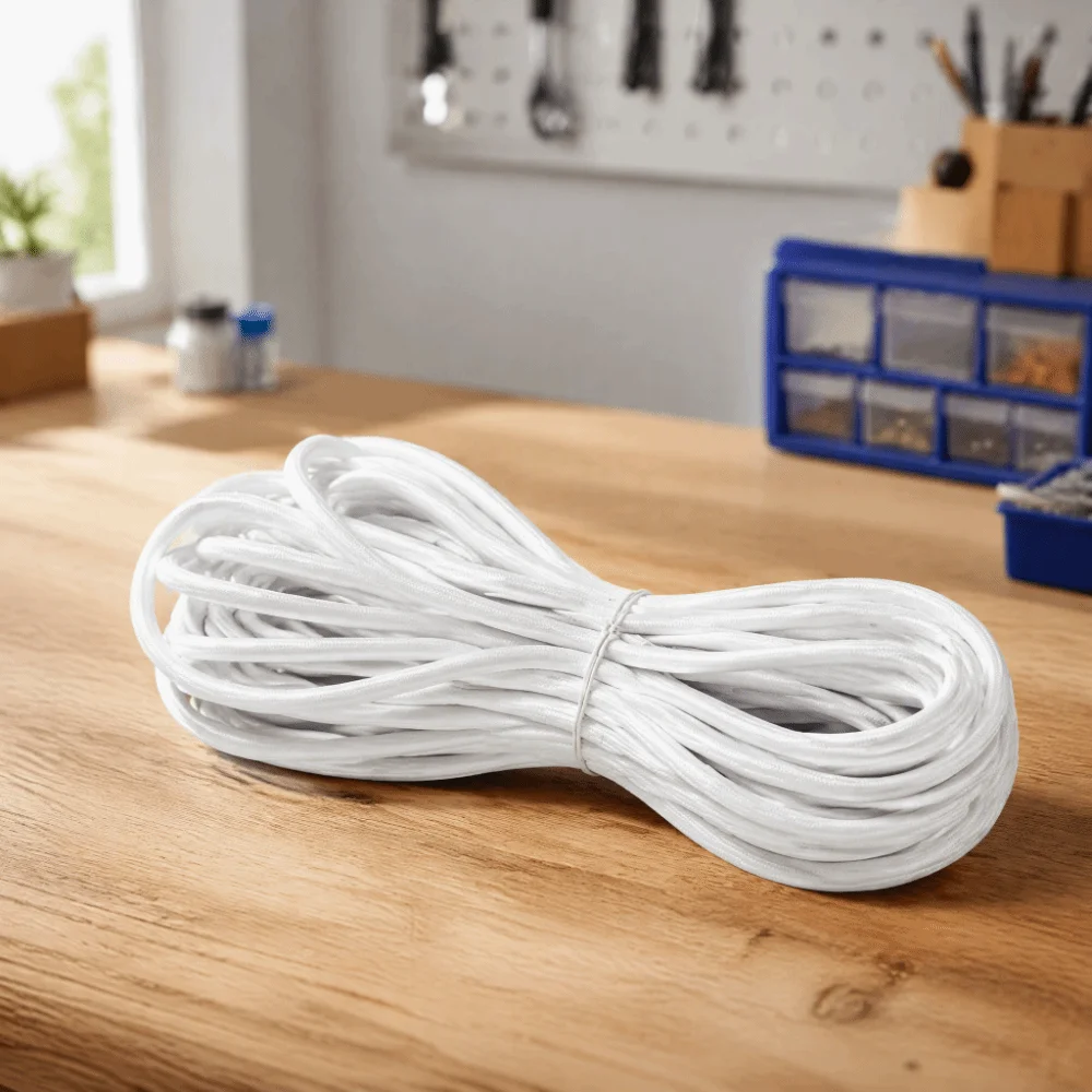 Practical 6mm 10m Elastic Bungee Cord Multipurpose Flexible Round Elastic Rope Shock Cord Tie Down DIY