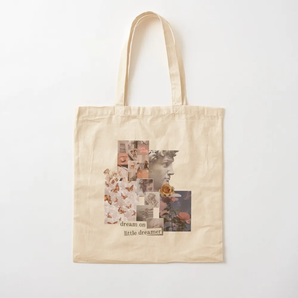 Dreamy Aesthetic Collage Tote Bag handbag shopping trolley bag Woman shopper bag