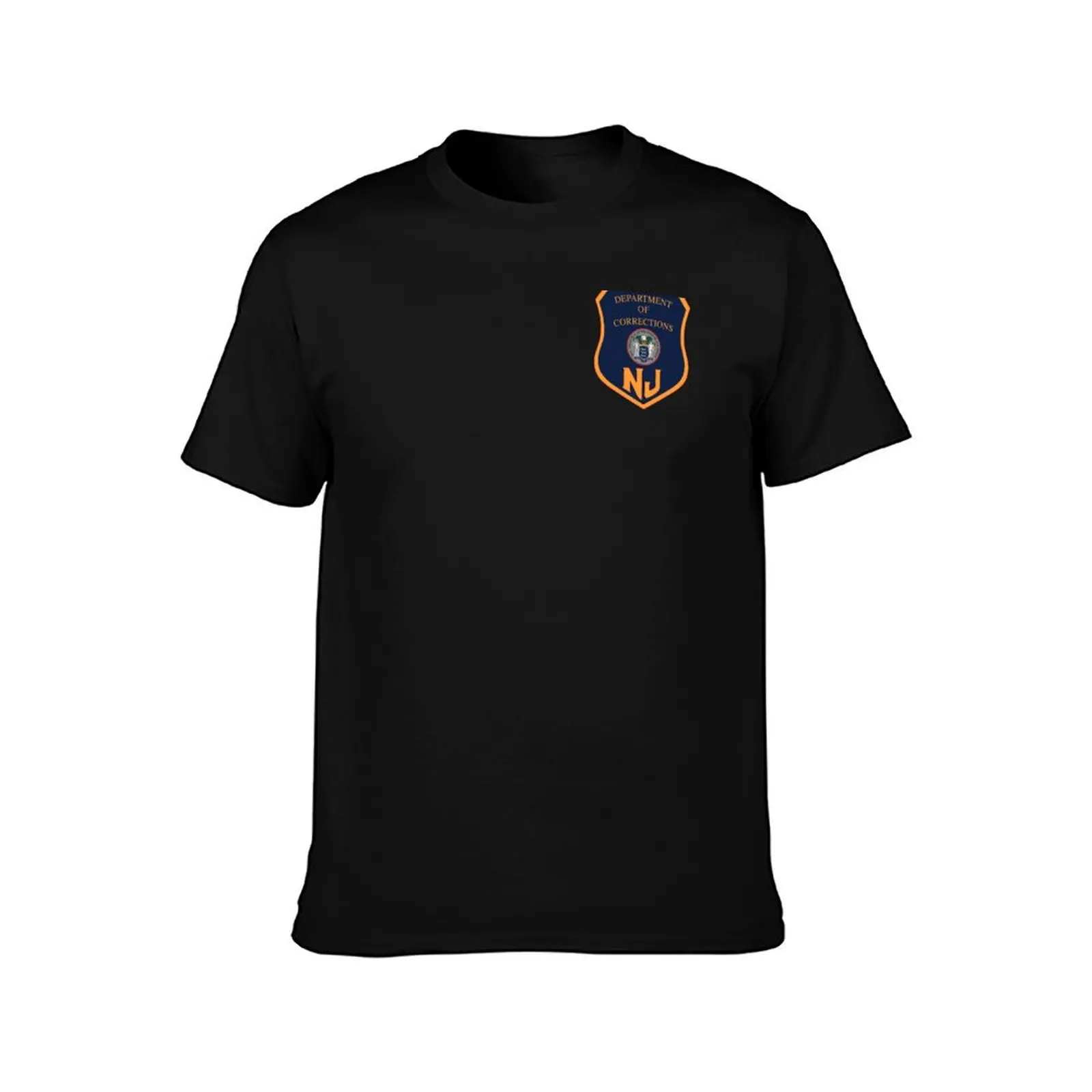 New Jersey Department of Corrections T-Shirt Vintage Print Crew Neck Tee T-Shirt