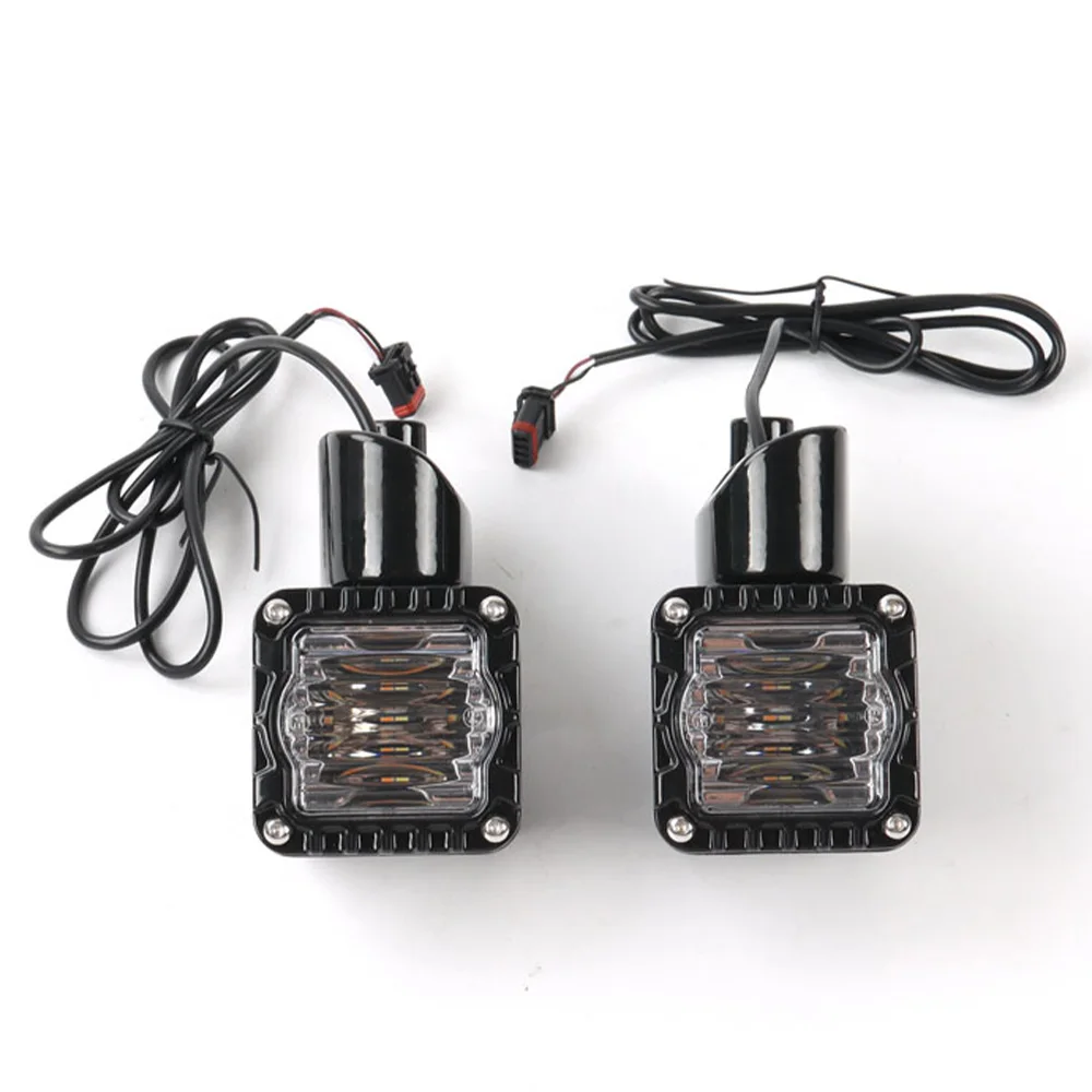 

Motorcycle Parts Black Performance Look High Lumen Yellow Turn Signal Light Lamp for Harley Davidson Road Glide 2015-2023