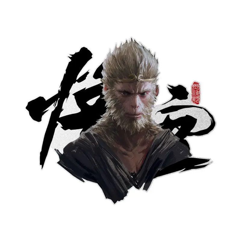 

Black Myth Wukong Game Reflective Electric Vehicle Motorcycle Car Sticker Door Body Sticker Rear Glass Sticker Wholesale