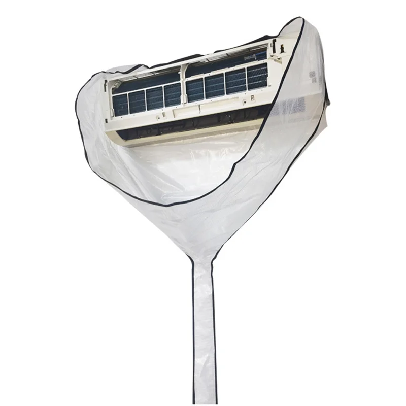 

TFTP-комплект чехлов для чистки кондиционера, большой с дренажной трубой, летняя щетка для чистки, сумка для мытья посыпающей воды, подвесной переменный ток