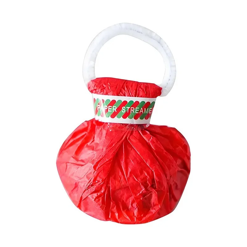 10pcs/bag  Hand Throw Streamer Poppers Wedding Decoration Favors Supplies Kids Birthday Party Colorful Paper Confetti Guest Gift