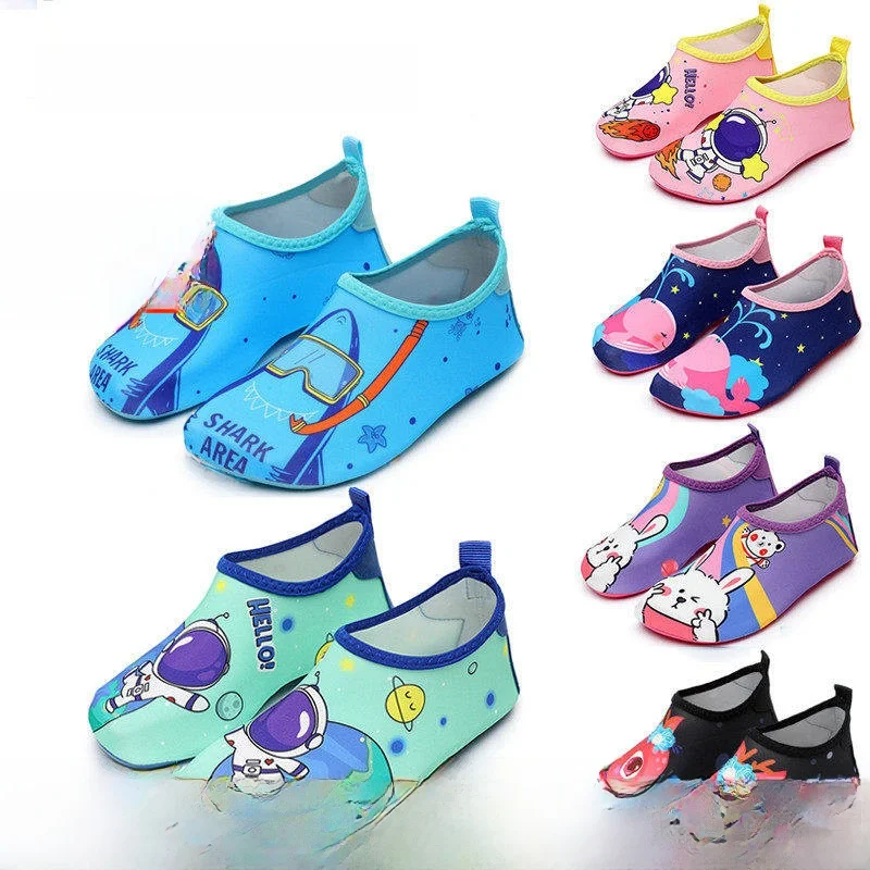 

Beach Sos oes ex Diving Snorkeling Children's Wading Str Swimming Soft Anti-Slip Wear-Resistant Barefoot Skin-Frie...
