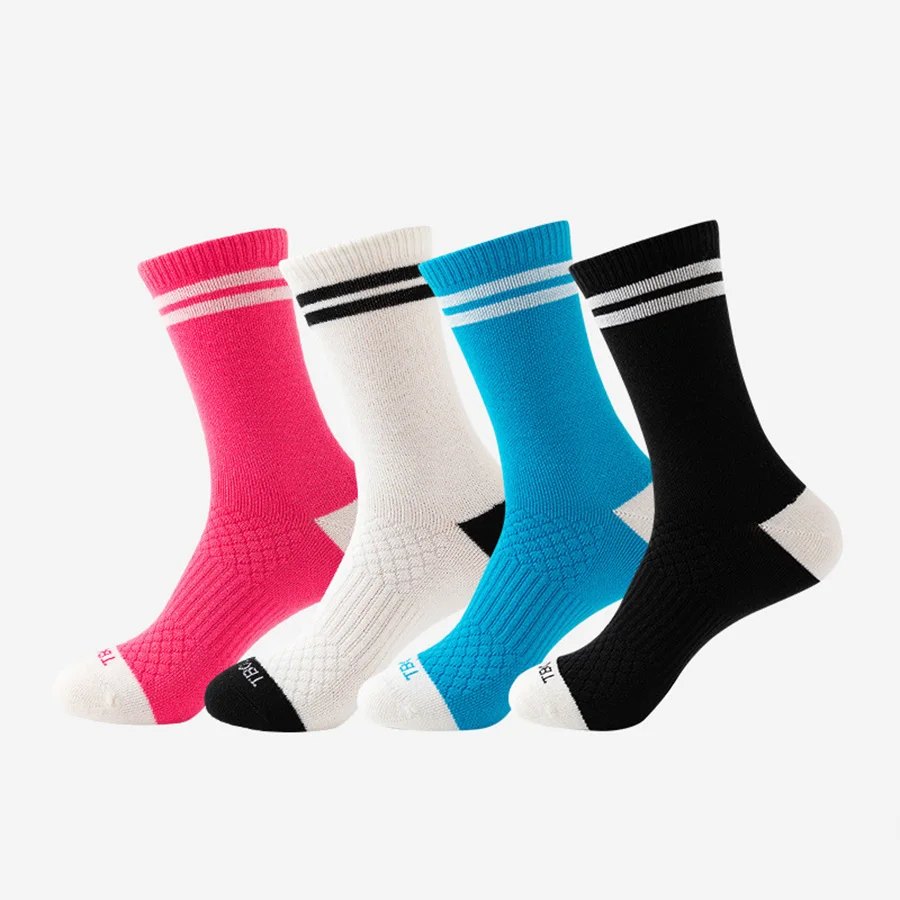 

4 Pairs Source Factory Honeycomb Thickened sock soles All-round wrapping, cushioning and comfortable wool warm women's socks