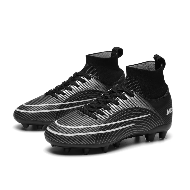 Adult Football Shoes New Men Ultralight Soccer Ankle Boots High Quality Soccer Shoes Children's Football Boots Outdoor Sneakers