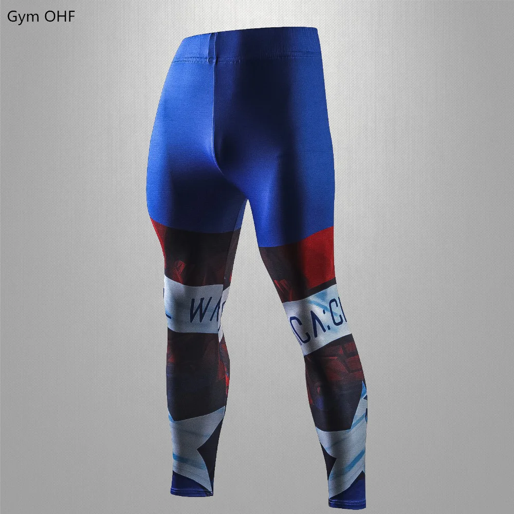 Rashguard Men Compression Tight Leggings Running Sports Male Fitness Jogging Pants Quick Dry Pants Workout Training Yoga Bottoms