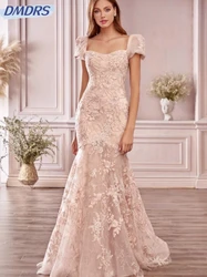 Abito da sposa romantico con scollo a cuore Abito da sposa classico con applicazioni in pizzo Abito da sposa elegante a sirena Robe De Mariée personalizzato