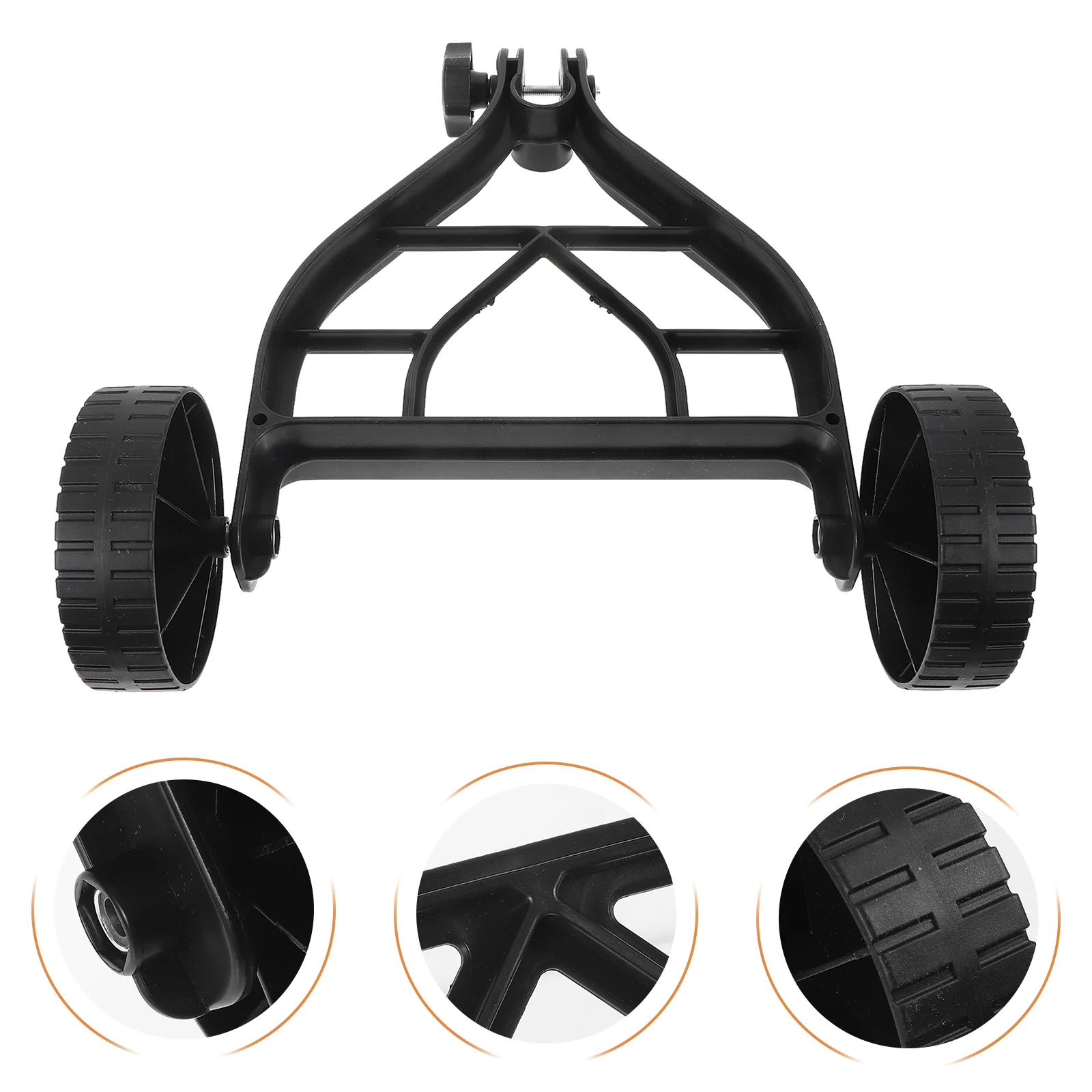 Lawn Mower Support Wheel Trolley Casters Craftsman Wheels Outdoor Trimmer Garden Tools Parts Rubber Cart Replacement