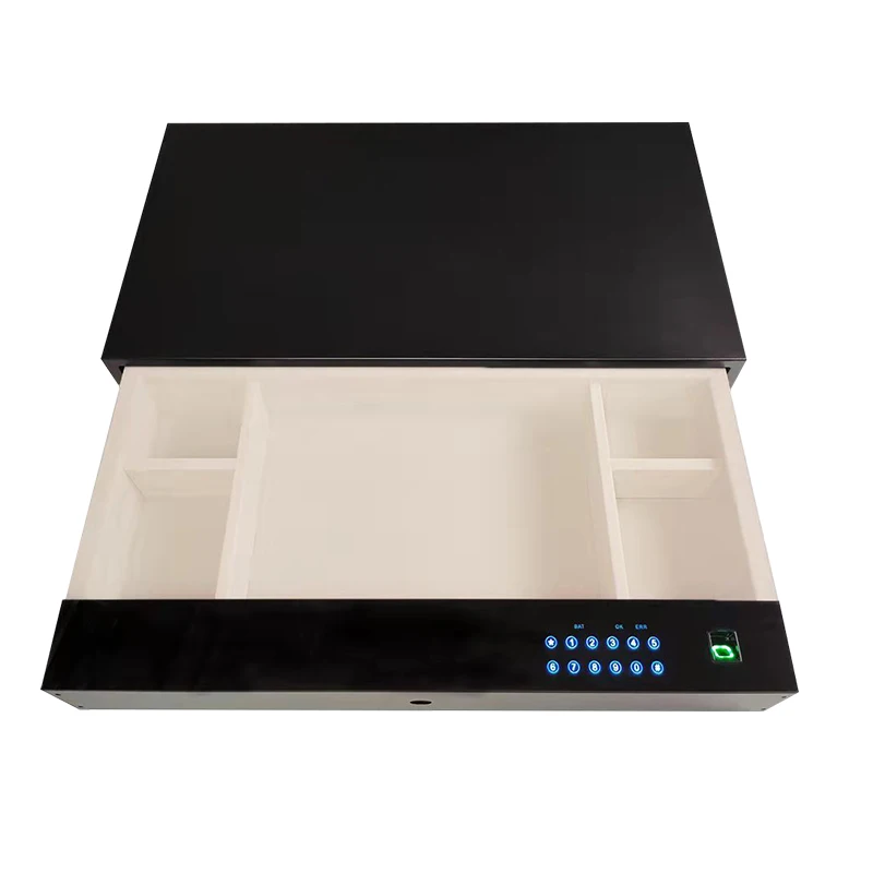 

Z764 Touch Screen Smart Mocha Password Electronic Digital Iron Personal Safe Lock Box