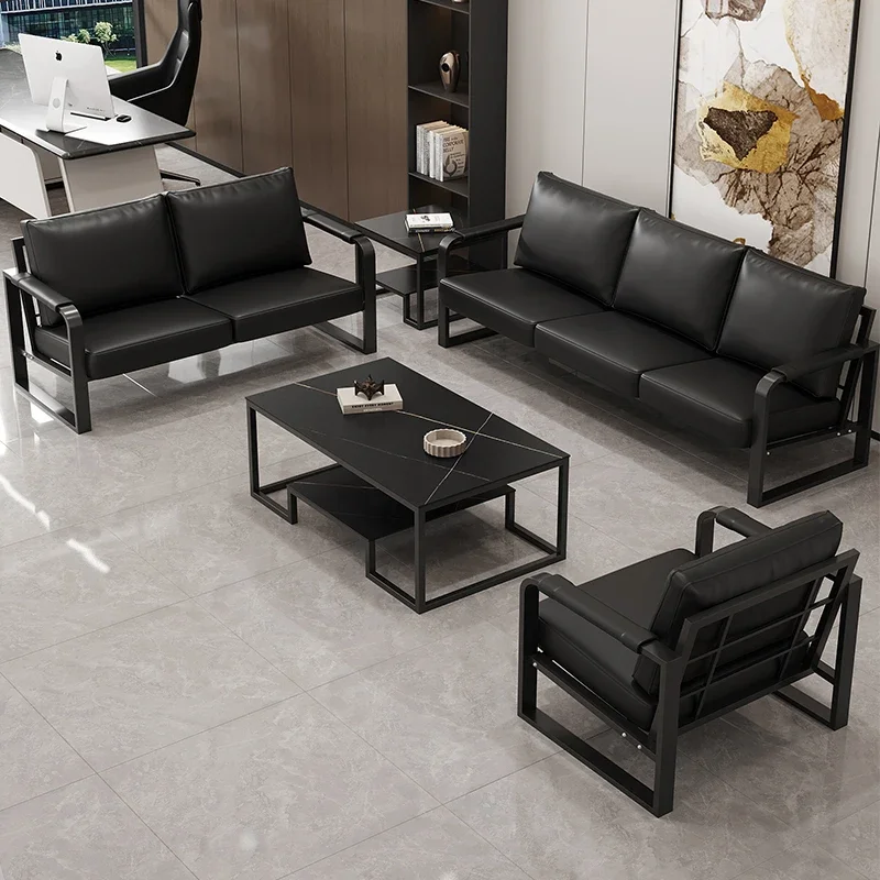 Wrought Iron Single Small Coffee Table for Office Easy Assembly Reliable Performance Floor Protection Easy to Clean