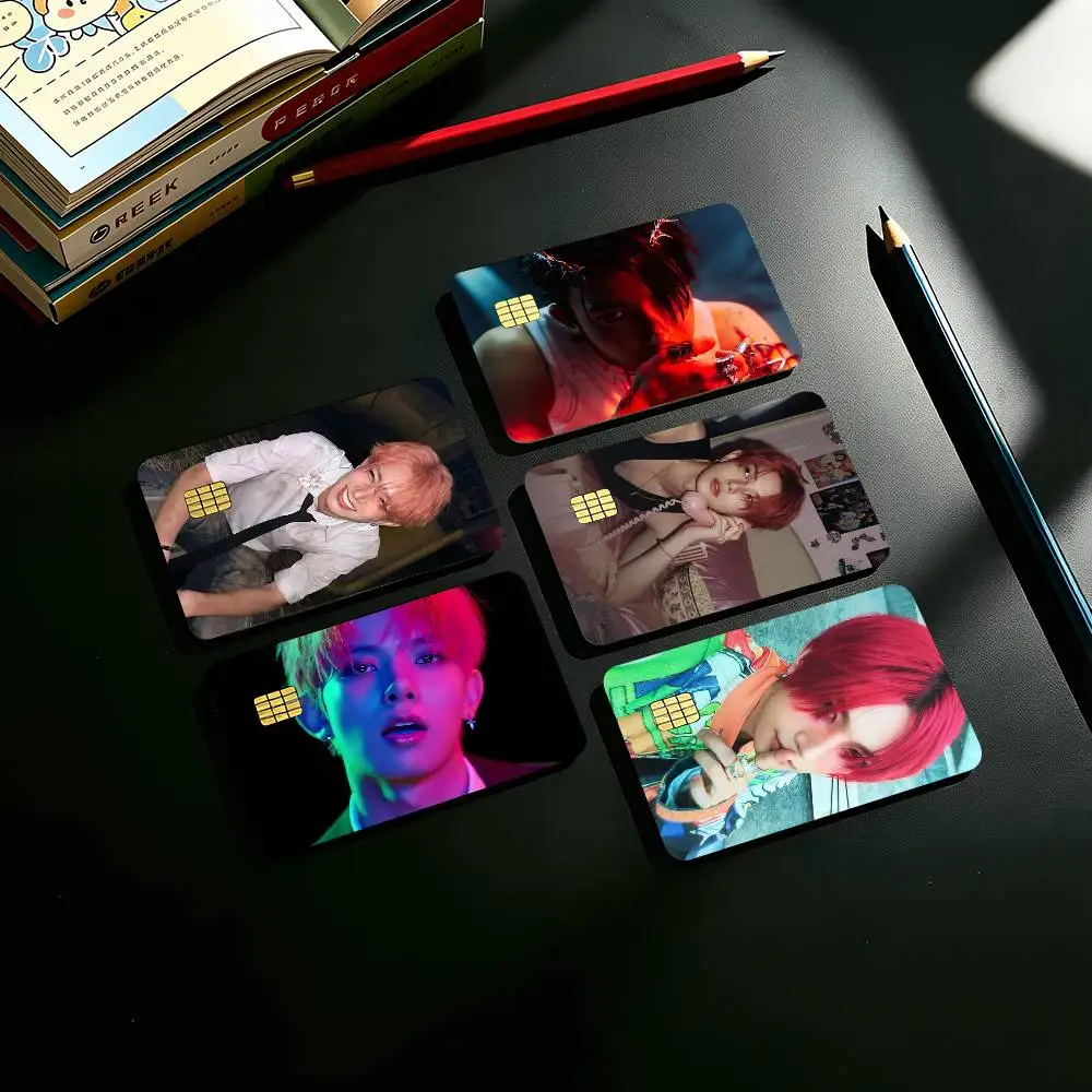 H-Heeseung L-Lee Vocal King-g Credit Card HD Stickers Small Chip Waterproof Sticker Game Card Decal Gift