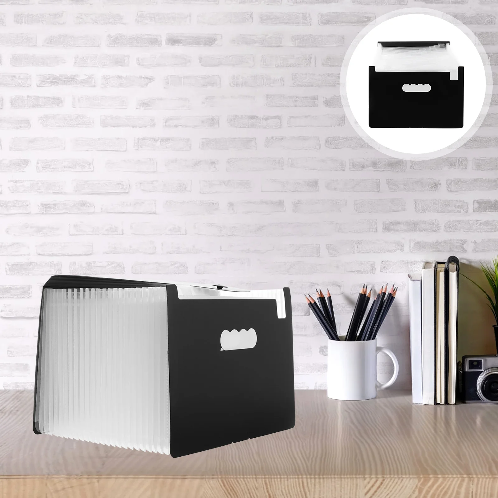 1 Stück 24-lagige dehnbare Ordner mit hoher Kapazität für die Organisation von Urlaubsdokumenten – Schicht-Datei-Organizer