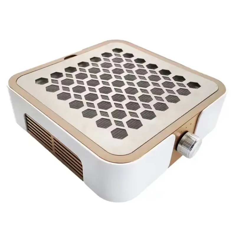 Professional Nail Vacuum Cleaner New Arrival 60W Strong Suction Electric Rechargeable Nail Dust Collector for Nail Salon