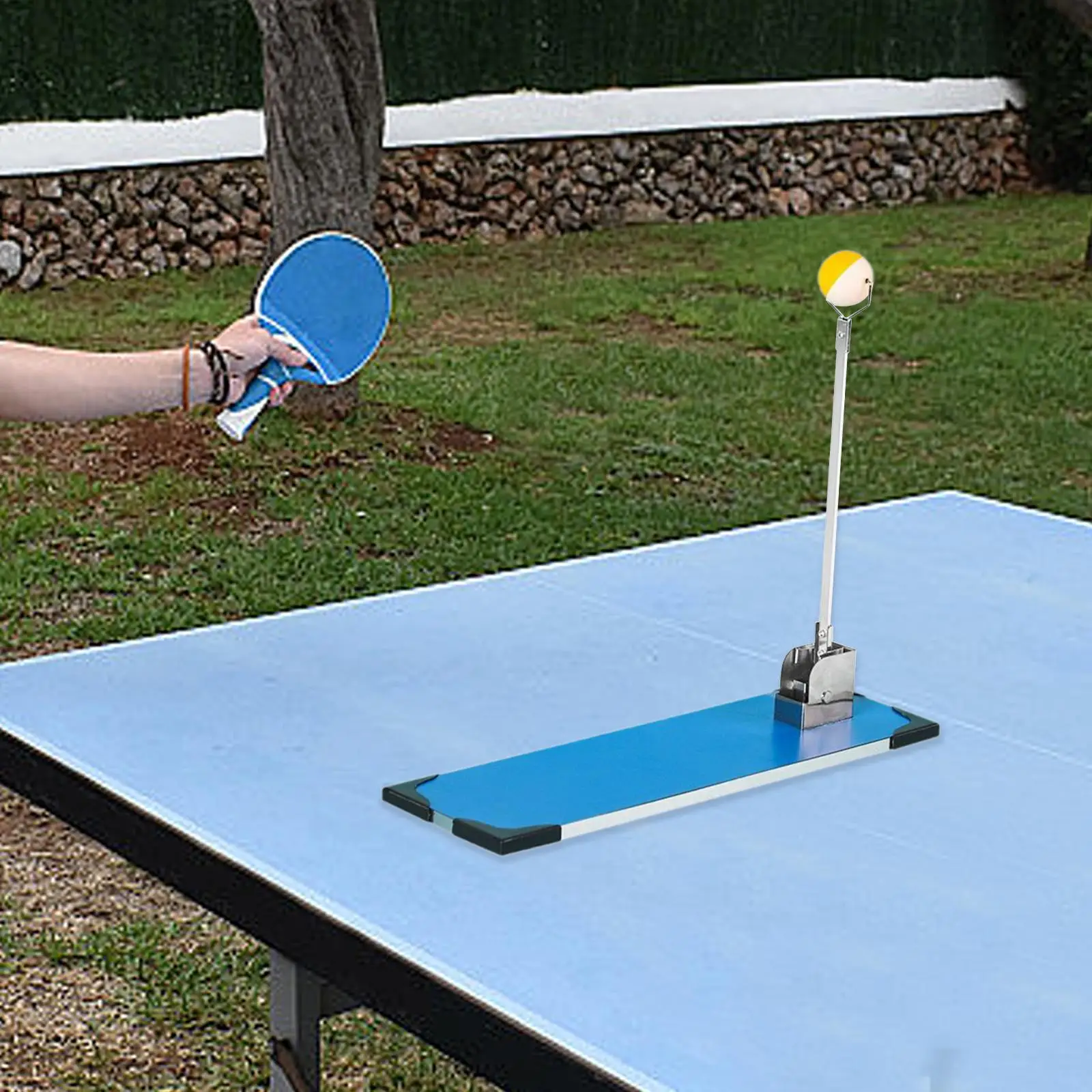 Ayuda de entrenamiento de refuerzo de tenis de mesa para niños y adultos, parte inferior antideslizante, deportes