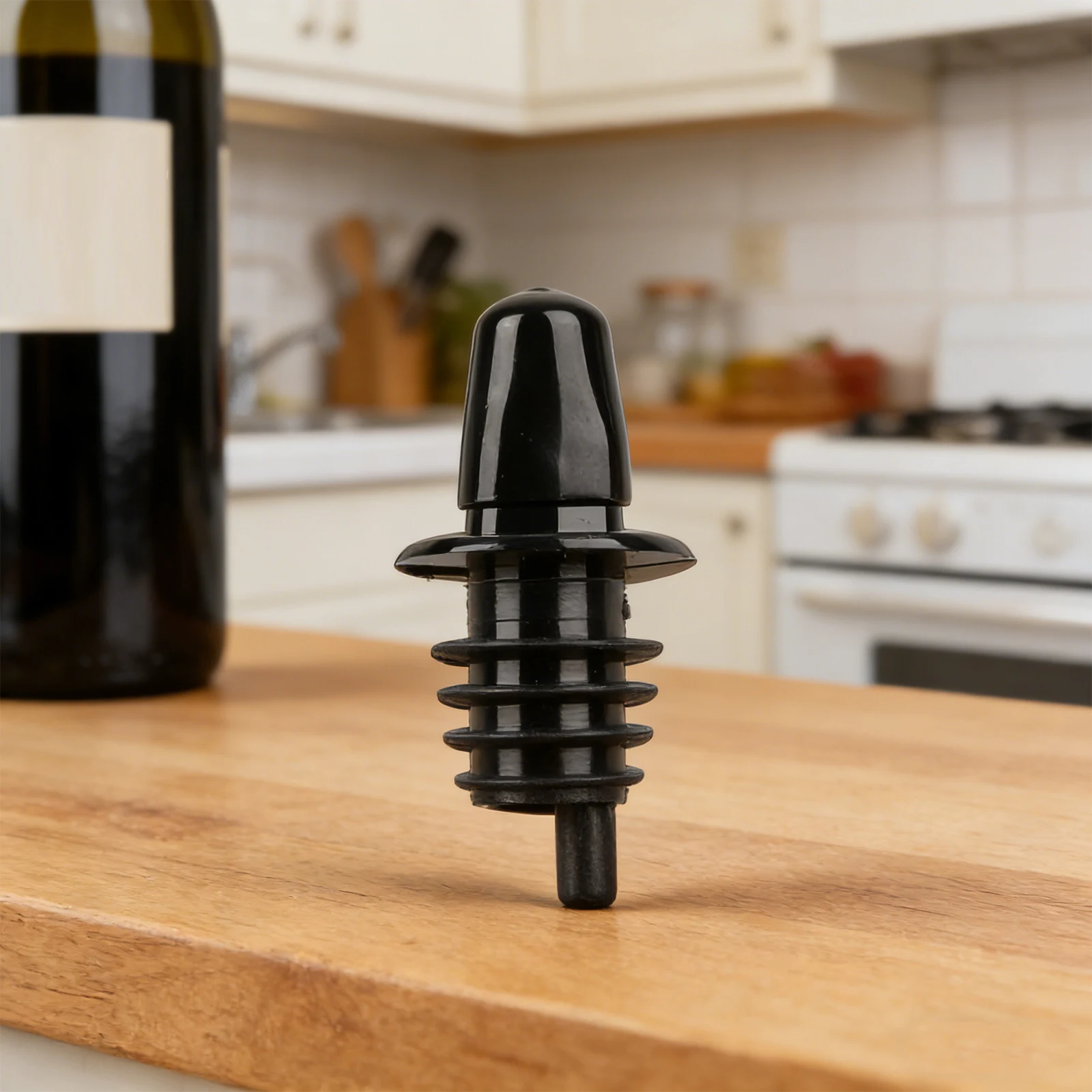 Bottle Pourer for Wine Whiskey Rum Olive Oil and Mixed Drinks with Streamlined Design for Efficient Liquid Transfer