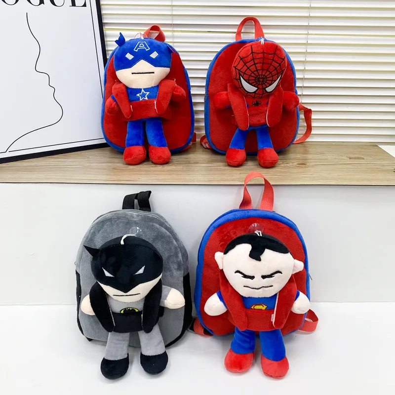 Cosplay série Spiderman dessin animé Anime mode personnalité en peluche jouet enfants loisirs mignon maternelle sac à dos cadeau de vacances